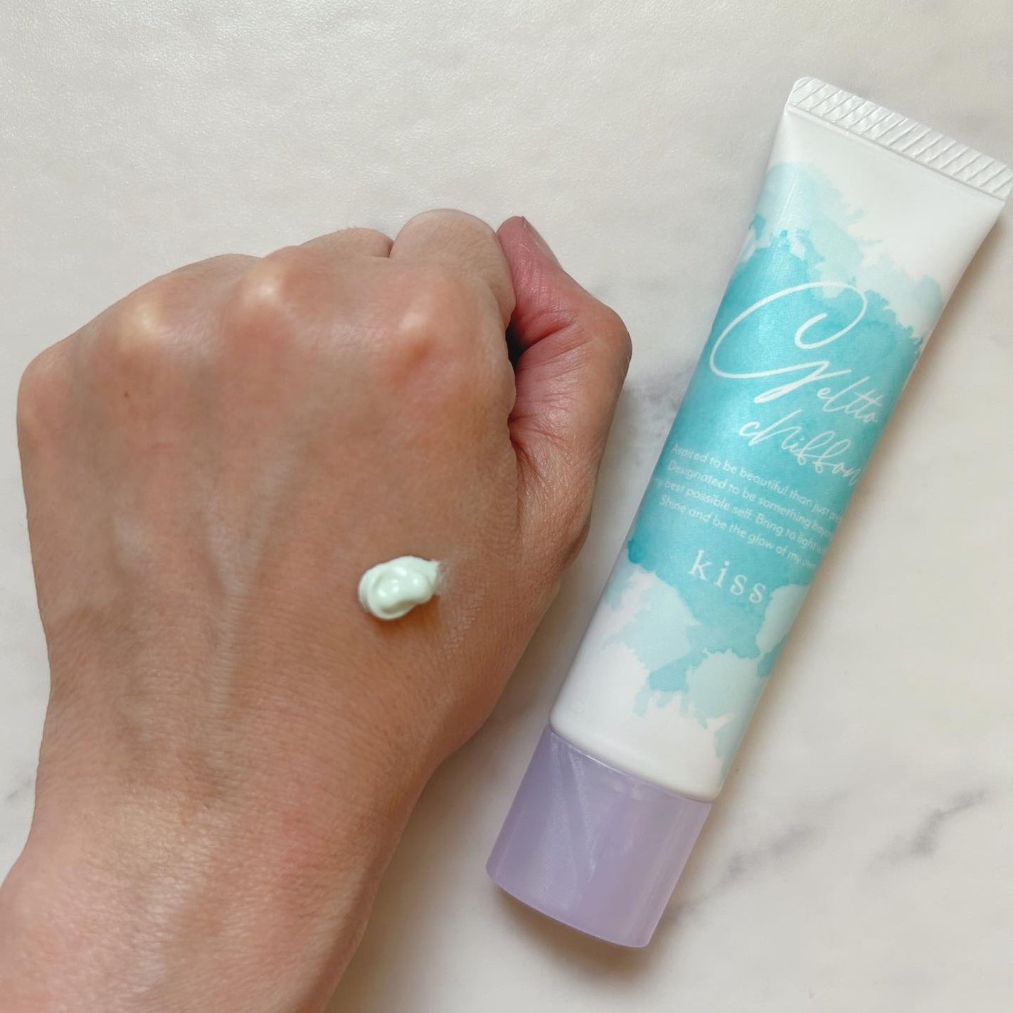 ジェルットシフォン UVトーンアップベース/KiSS/化粧下地を使ったクチコミ(2枚目)