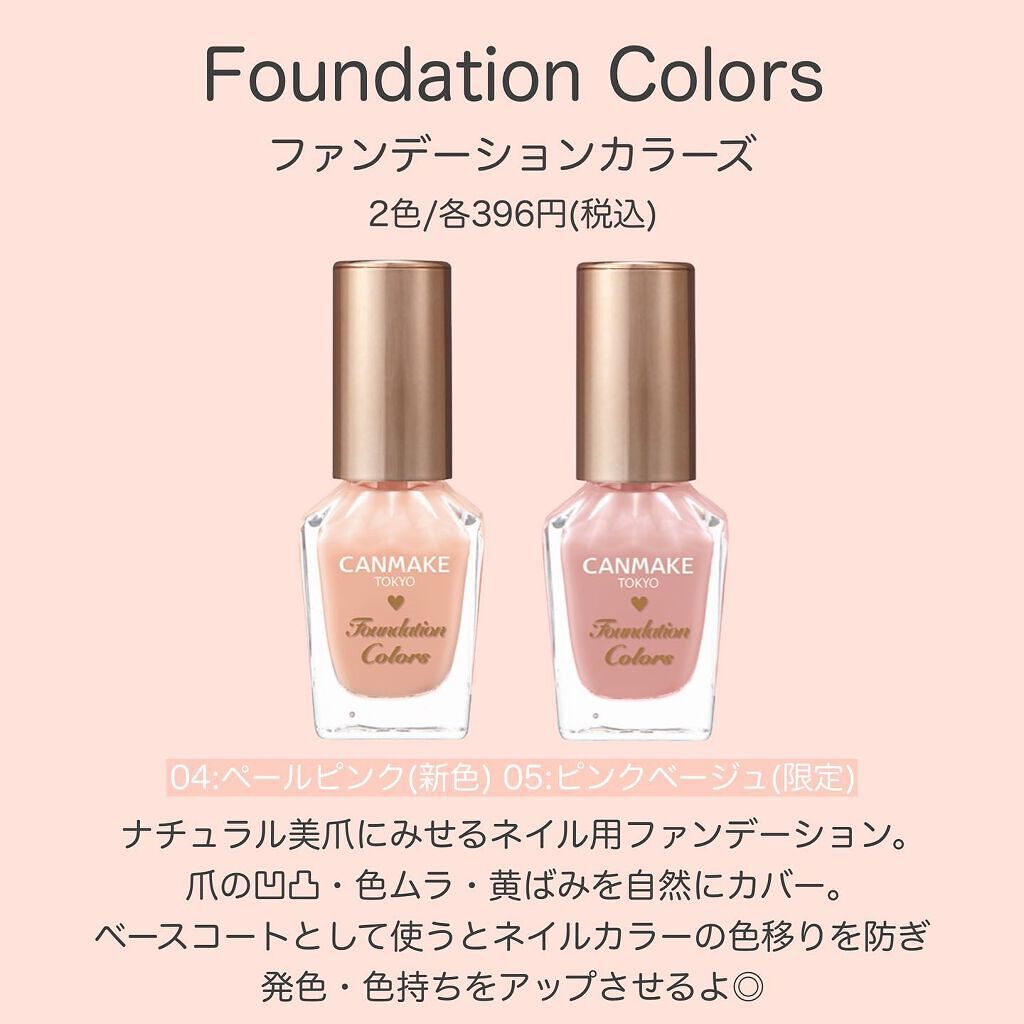 ファンデーションカラーズ/キャンメイク/マニキュアを使ったクチコミ（3枚目）