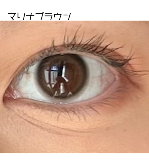 マリナシリーズ	 マリナブラウン/LENSSIS/カラーコンタクトレンズを使ったクチコミ（1枚目）