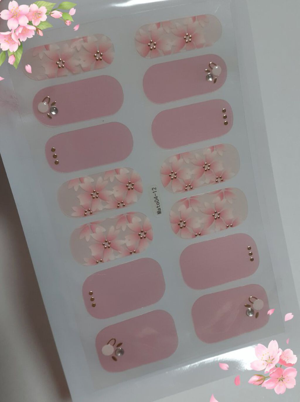 はなまり on LIPS 「Qoo10で購入したJOKERNAILのネイルシールのご紹介で..」(1枚目)