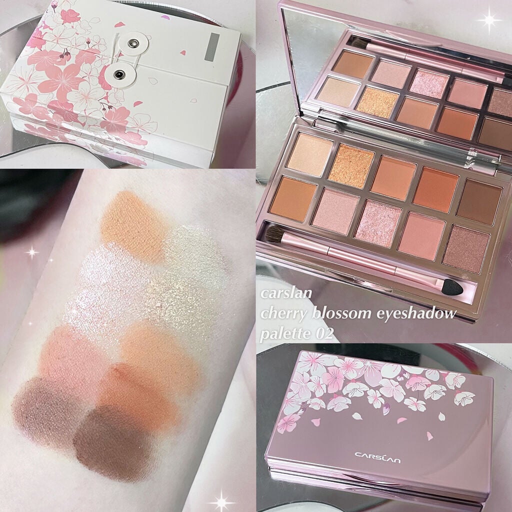 アイシャドウパレット 桜シリーズ/CARSLAN/アイシャドウパレットを使ったクチコミ(1枚目)