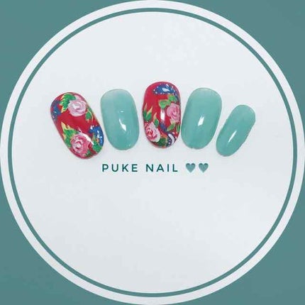 子供頃の色☆懐かしいネイルチップ / PUKE NAIL