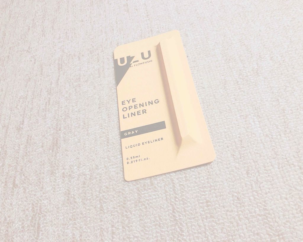 EYE OPENING LINER/UZU BY FLOWFUSHI/リキッドアイライナーを使ったクチコミ(1枚目)