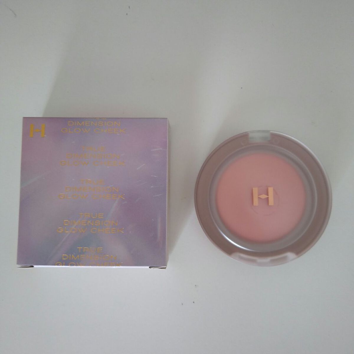 トゥルーディメンショングロウチーク/hince/パウダーチークを使ったクチコミ（1枚目）