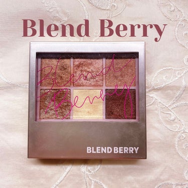 オーラクリエイション/BLEND BERRY/パウダーアイシャドウを使ったクチコミ（1枚目）