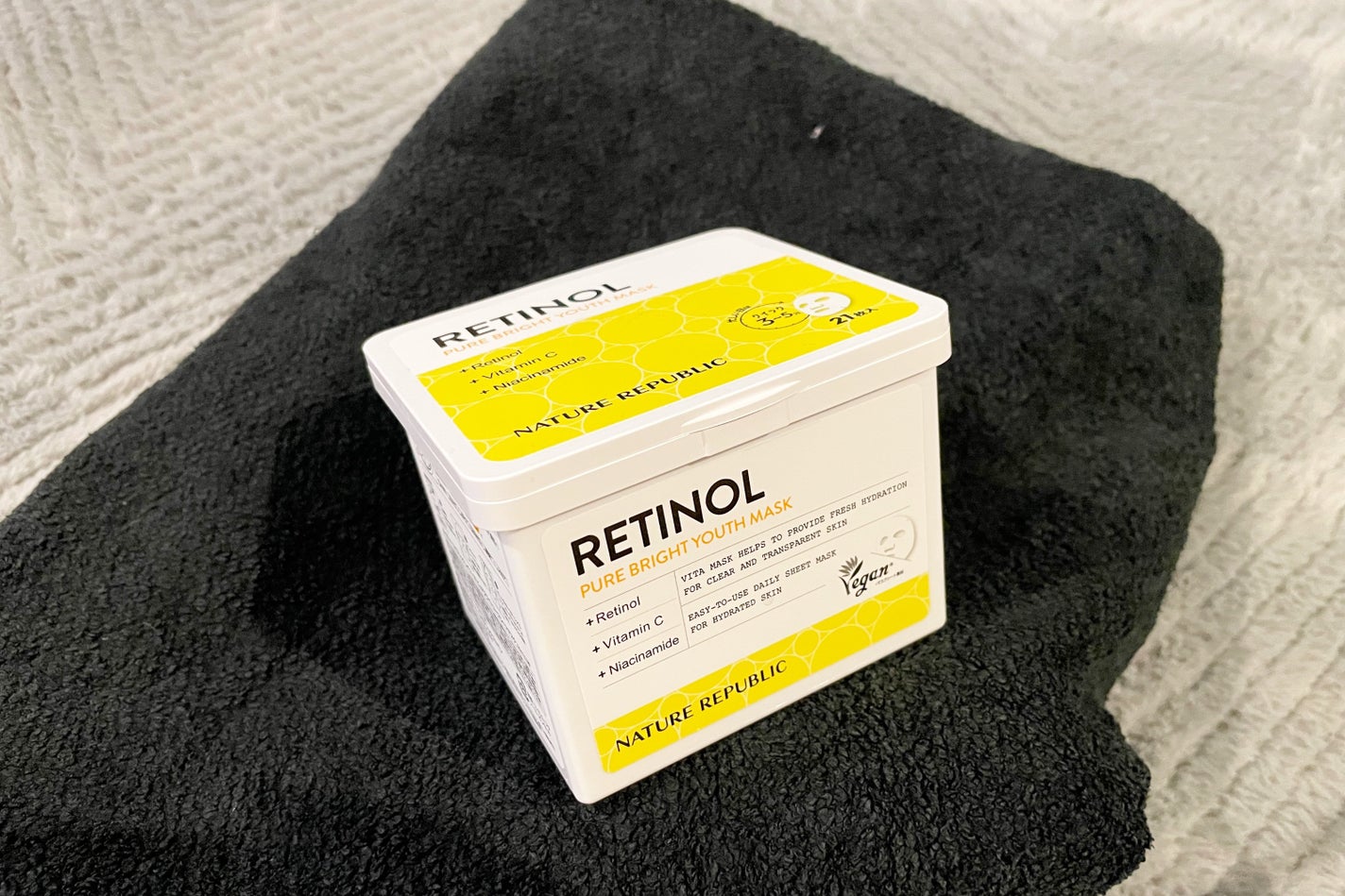 キューブマスク レチノール/ネイチャーリパブリック/シートマスク・パックを使ったクチコミ(1枚目)