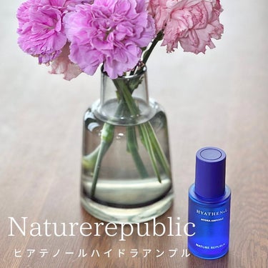 ヒアテノールハイドラアンプル
ネイチャーリパブリック

@naturerepublic_jp 

■参考価格 
1,980円（税込）

超低分子ヒアルロン酸が肌に潤いをしっかり与え保湿

ブルーカモミー