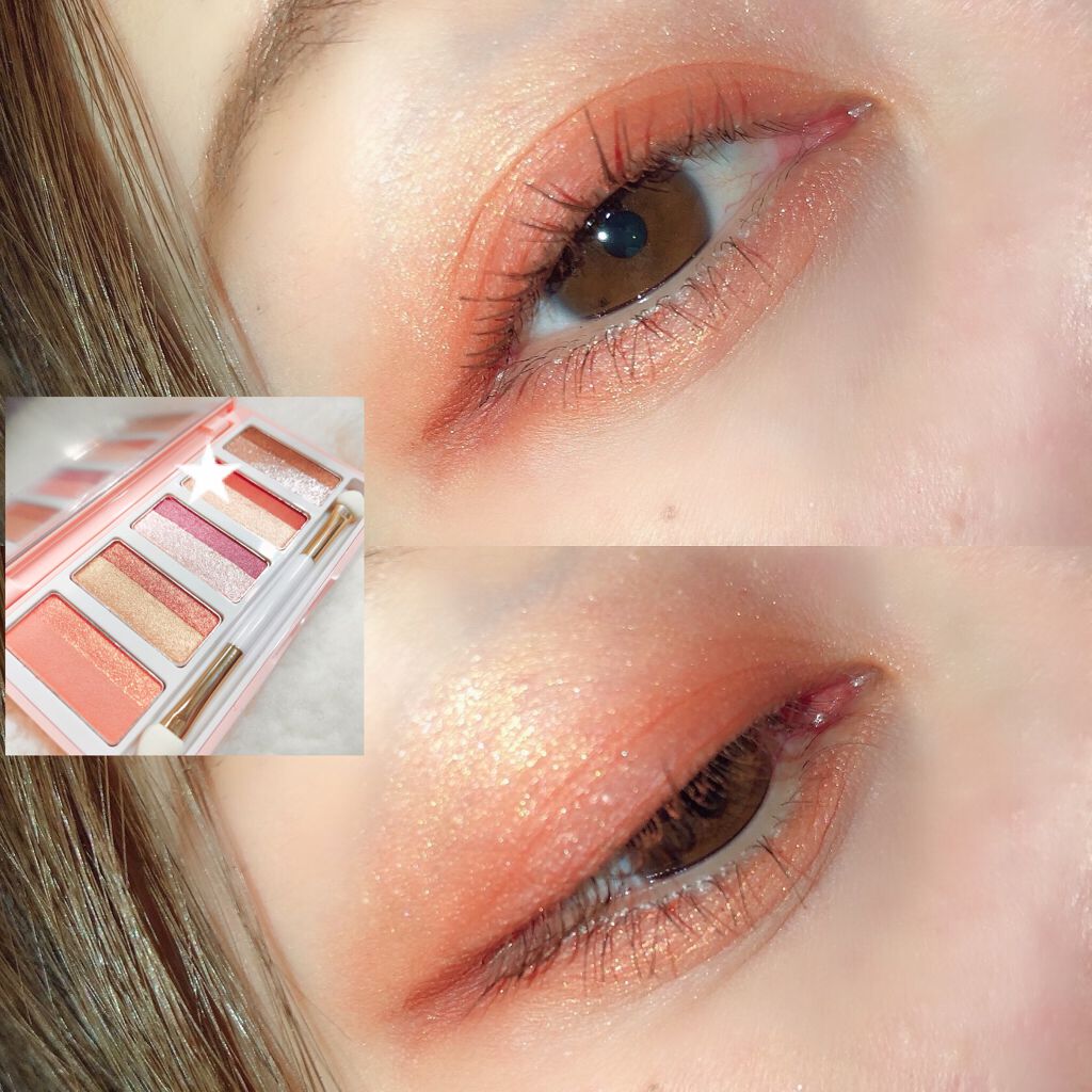 HEXZE（ヘックスゼ） スターライトファントム 10色アイシャドウパレットのクチコミ「指でサッと塗るだけ☝️🏻︎💕︎✨迷わず色んなパターンが楽しめるプチプラ神アイテム🤩👍!!要チェ.....」（3枚目）