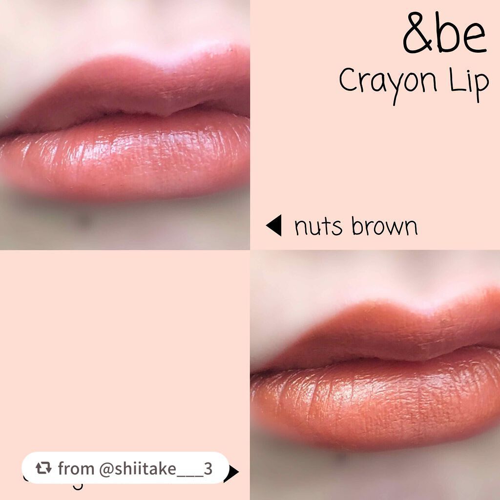 クレヨンリップ/&be/口紅を使ったクチコミ(3枚目)