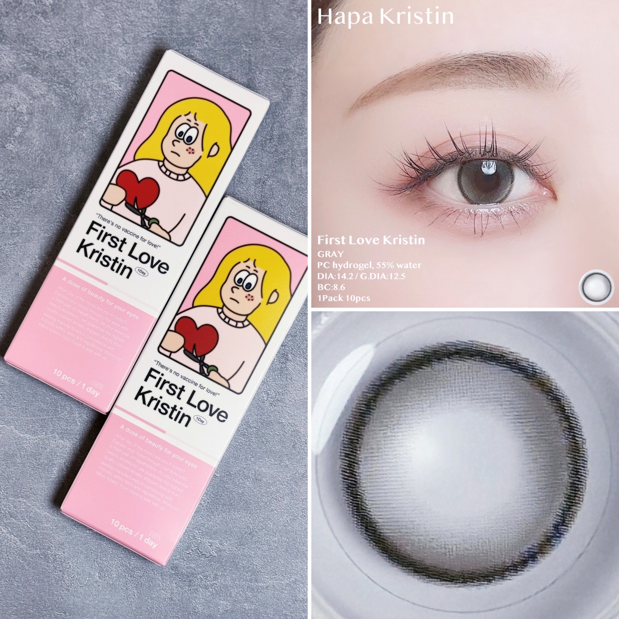 First Love Kristen/Hapa kristin/カラーコンタクトレンズを使ったクチコミ（1枚目）