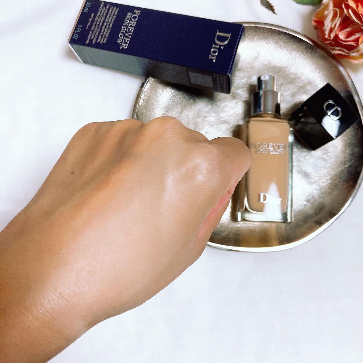 ディオールスキン フォーエヴァー フルイド グロウ/Dior/リキッドファンデーションを使ったクチコミ(3枚目)