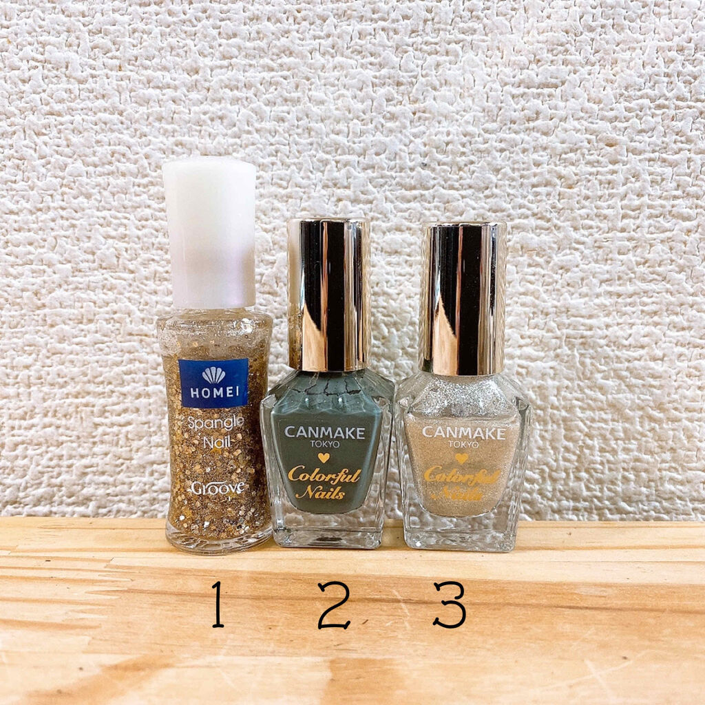 カラフルネイルズ/キャンメイク/マニキュアを使ったクチコミ（2枚目）
