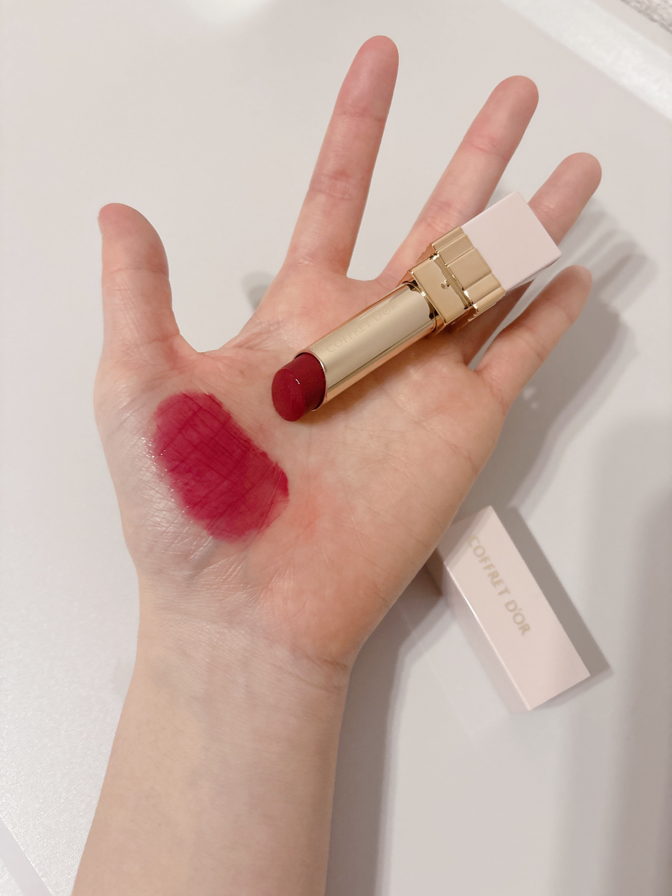 ピュアリーステイルージュ/コフレドール/口紅を使ったクチコミ（2枚目）