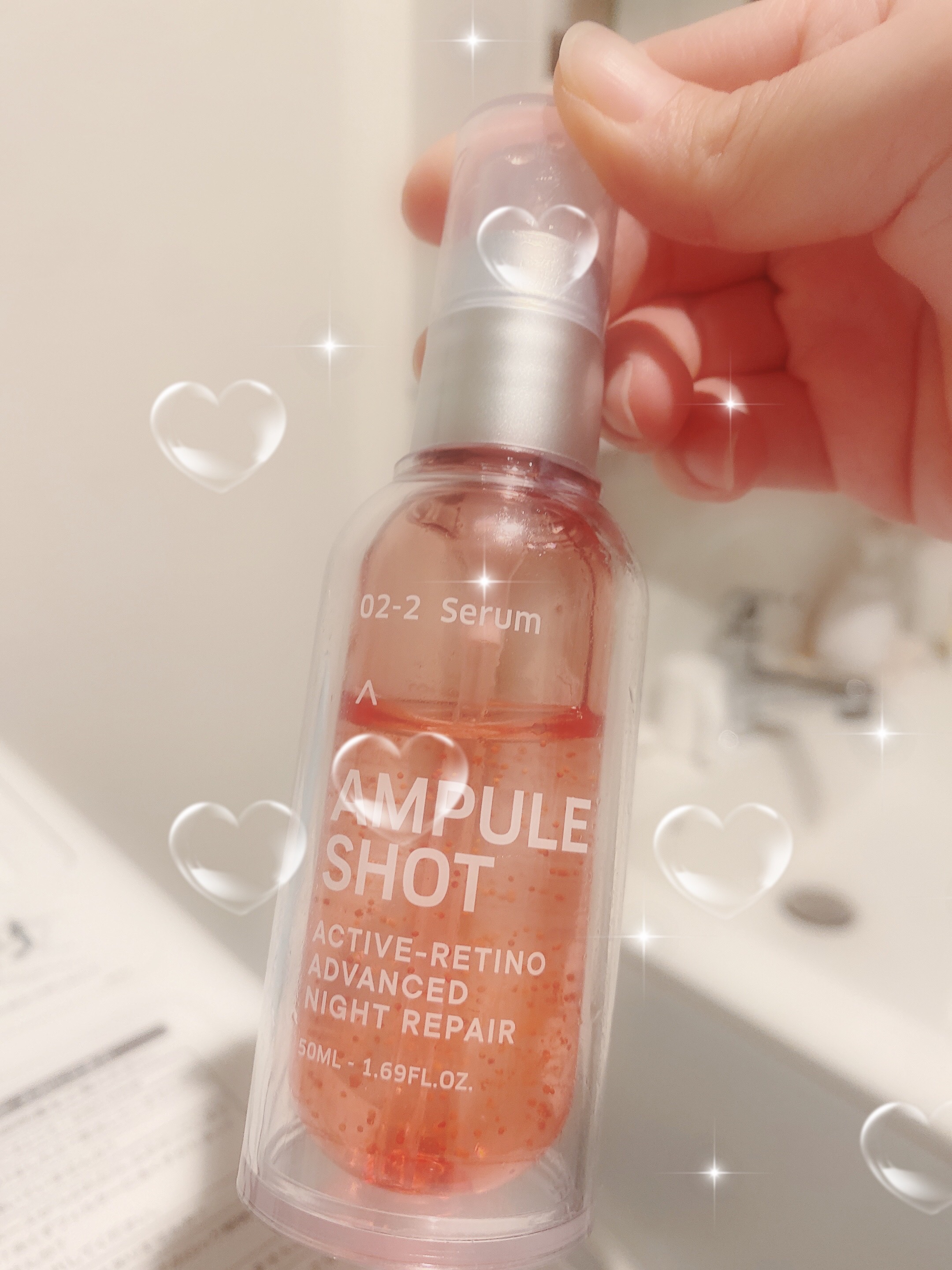 アクティブレチノ アドバンスト ナイトリペア セラム/AMPULE SHOT/美容液を使ったクチコミ（1枚目）