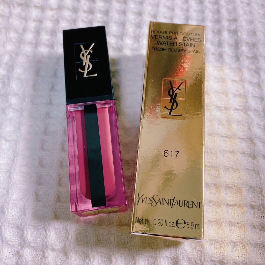 ルージュ ピュールクチュール ヴェルニ ウォーターステイン/YVES SAINT LAURENT BEAUTE/口紅を使ったクチコミ（1枚目）