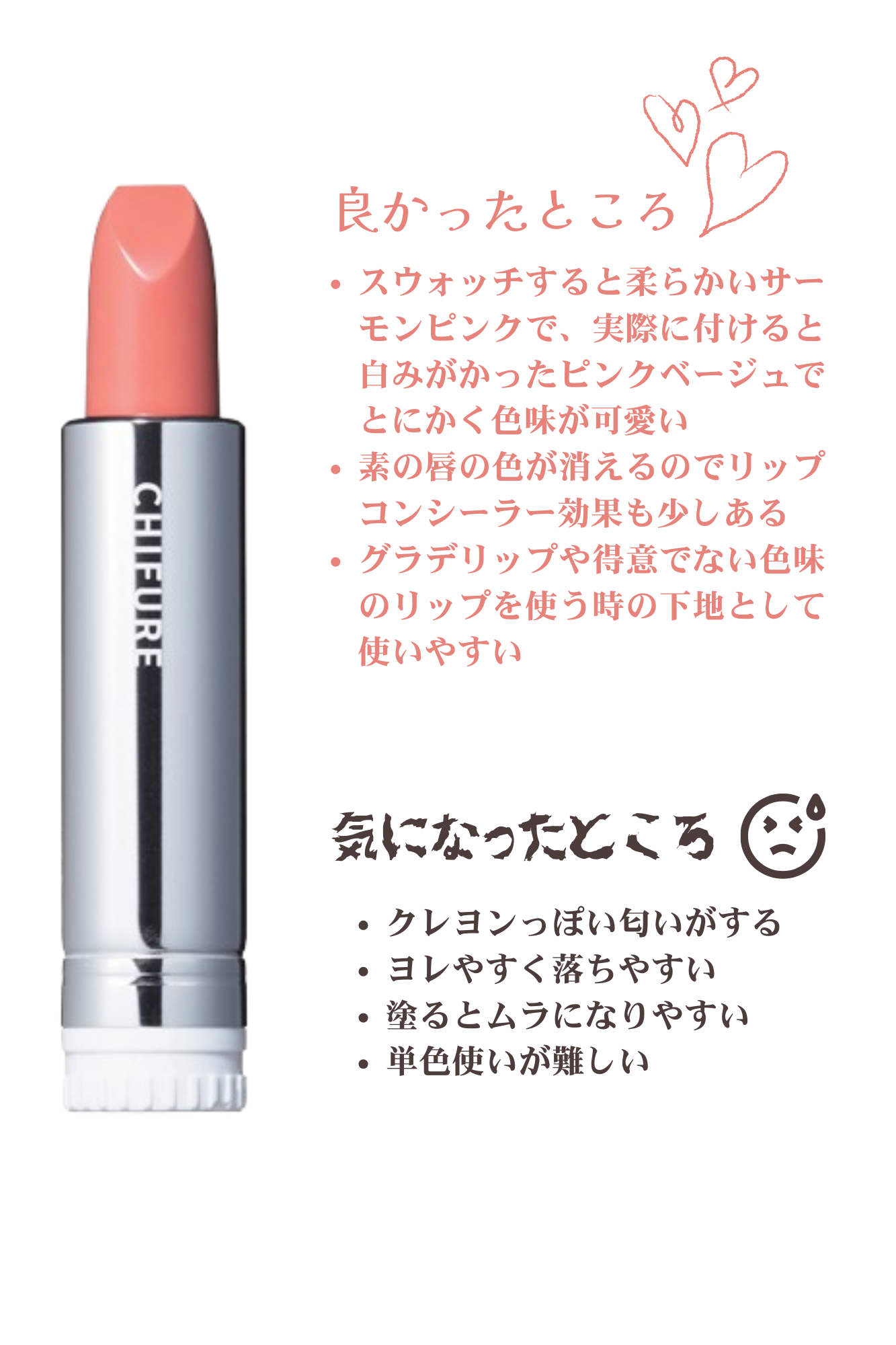 口紅（詰替用）/ちふれ/口紅を使ったクチコミ（2枚目）