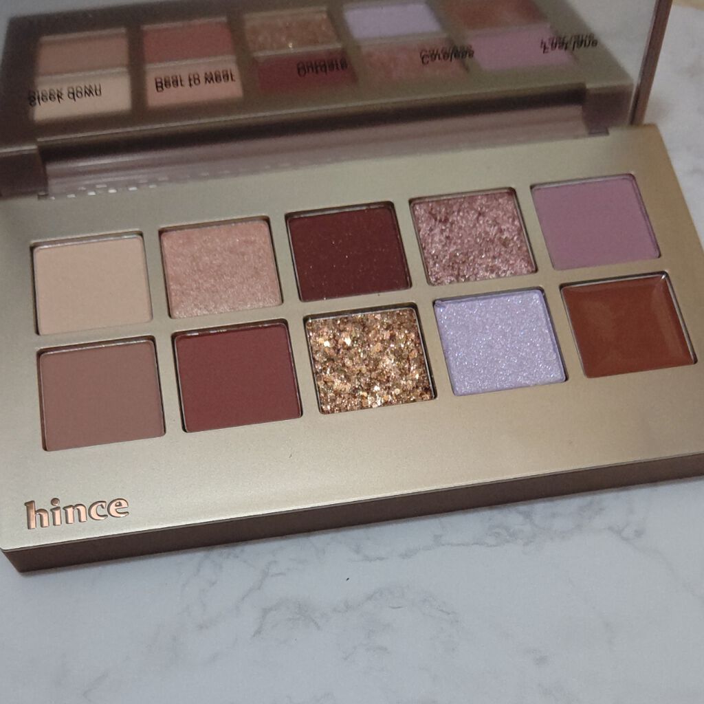 ニューデップスアイシャドウパレット/hince/アイシャドウパレットを使ったクチコミ（2枚目）