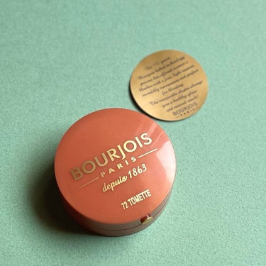 BOURJOIS パステル ジュのクチコミ「懐かしのブルジョワ

#ブルジョワ
#ブラッシュパステルジュ 
#tomette 

並行輸入.....」（1枚目）