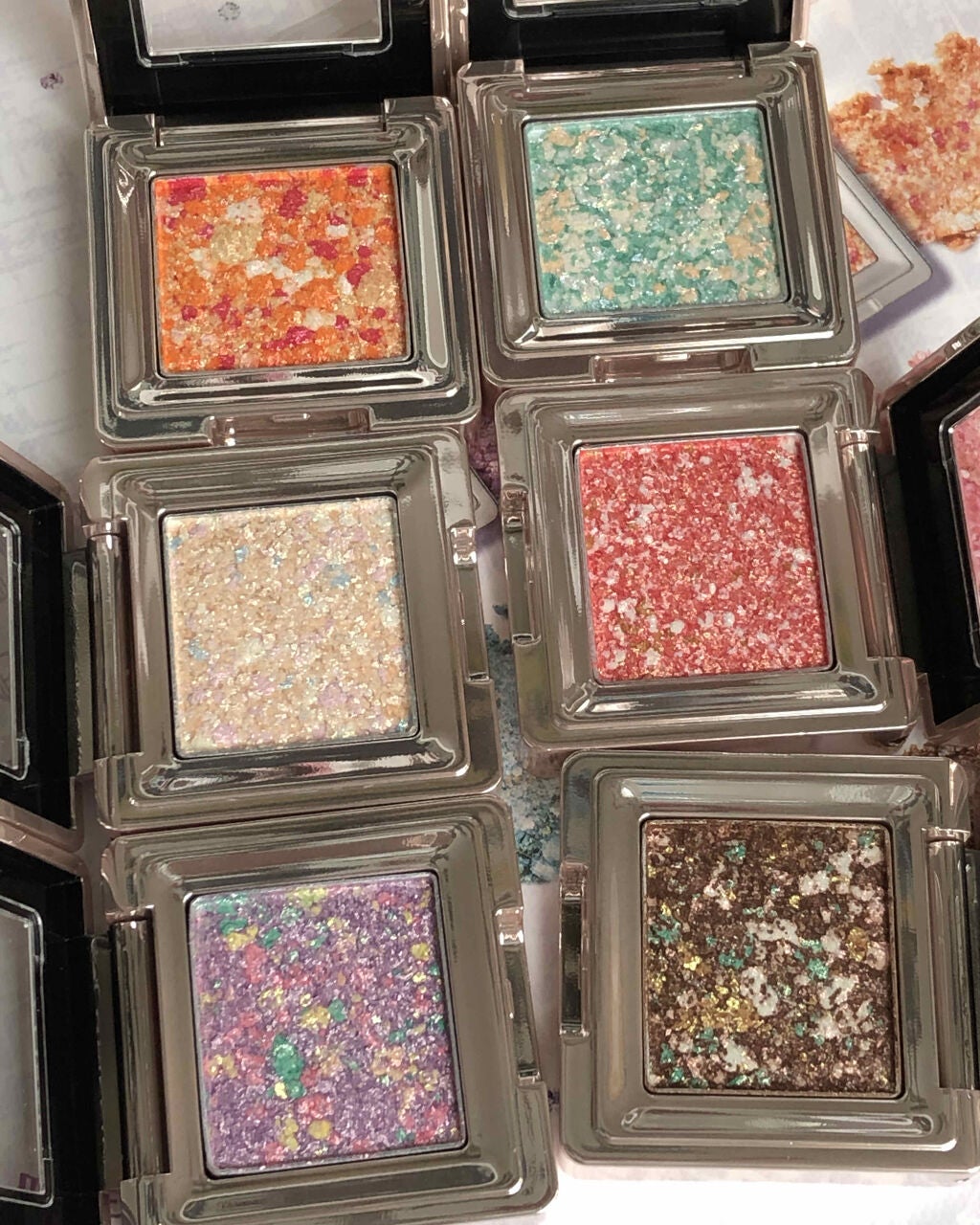 グリッタープリズム シャドウ/MISSHA/グリッターを使ったクチコミ(2枚目)