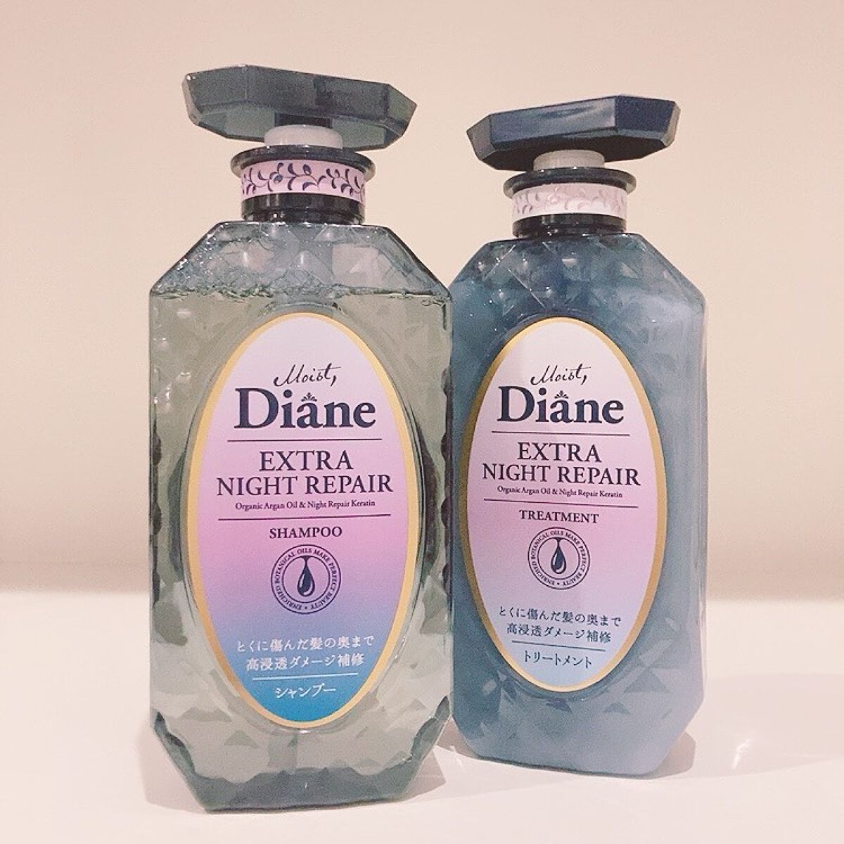 エクストラナイトリペア シャンプー&トリートメント/ダイアン/市販シャンプーを使ったクチコミ(1枚目)
