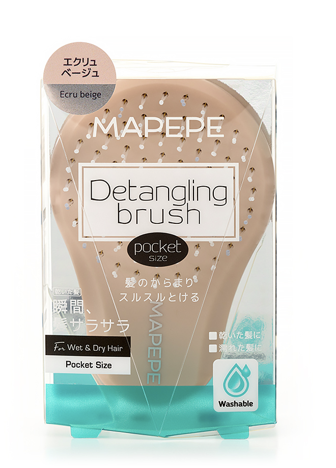 デタングリングブラシ【ポケットサイズ】 エクリュベージュ