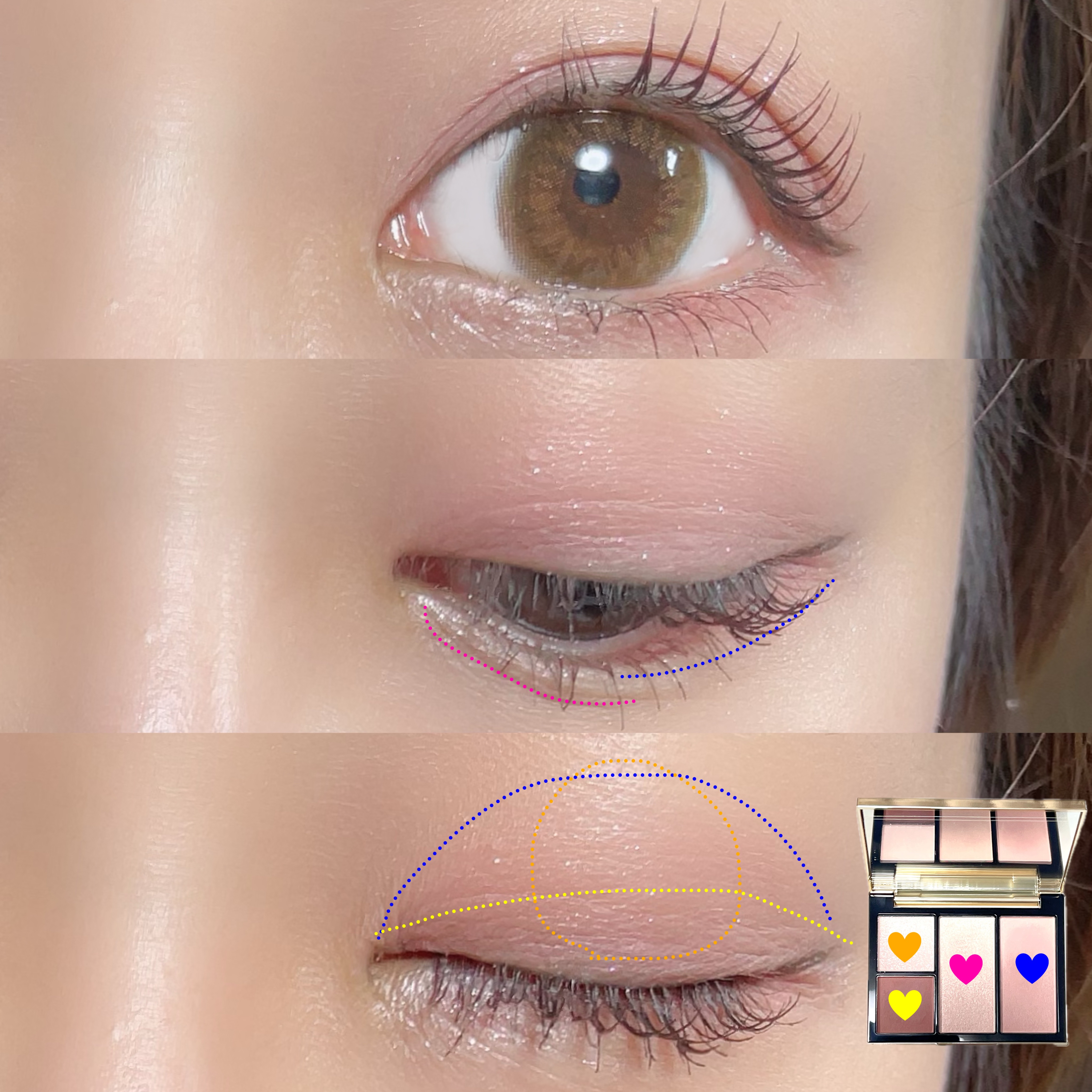 フェイス スタイリスト/SNIDEL BEAUTY/アイシャドウパレットを使ったクチコミ（3枚目）