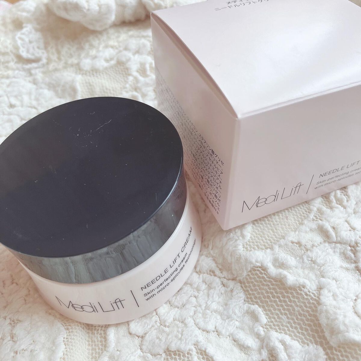 メディリフト ニードルリフトクリーム/YA-MAN TOKYO JAPAN/フェイスクリームを使ったクチコミ（3枚目）