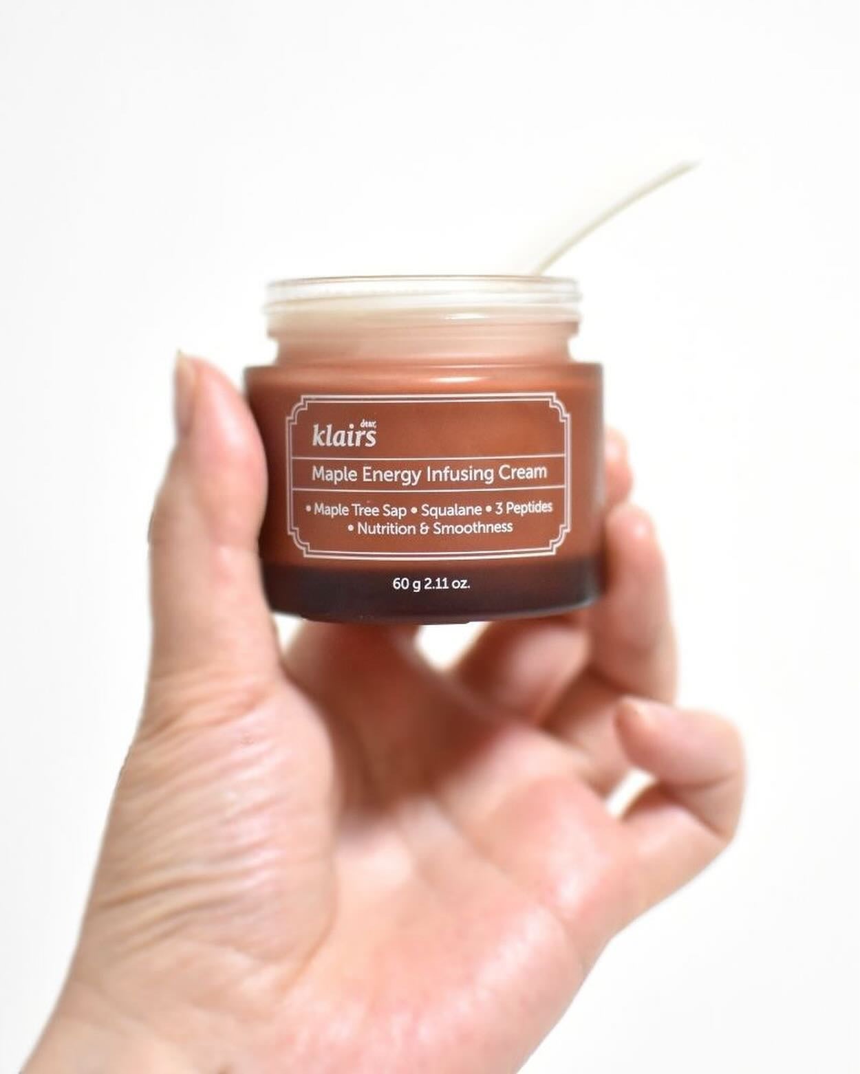 メープルエナジーインフュージングクリーム/Klairs/フェイスクリームを使ったクチコミ(4枚目)