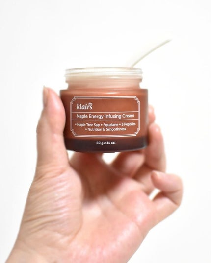 メープルエナジーインフュージングクリーム/Klairs/フェイスクリームを使ったクチコミ(4枚目)