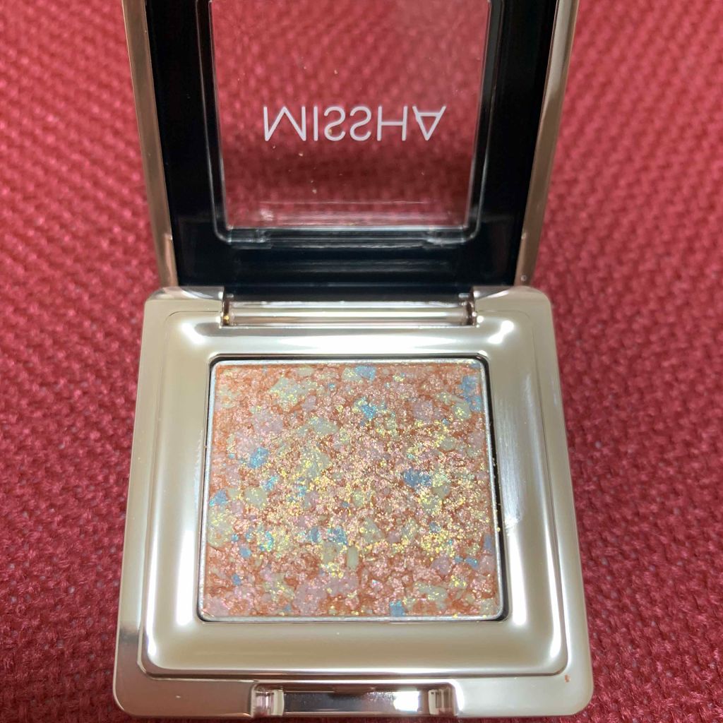 グリッタープリズム シャドウ/MISSHA/グリッターを使ったクチコミ(2枚目)