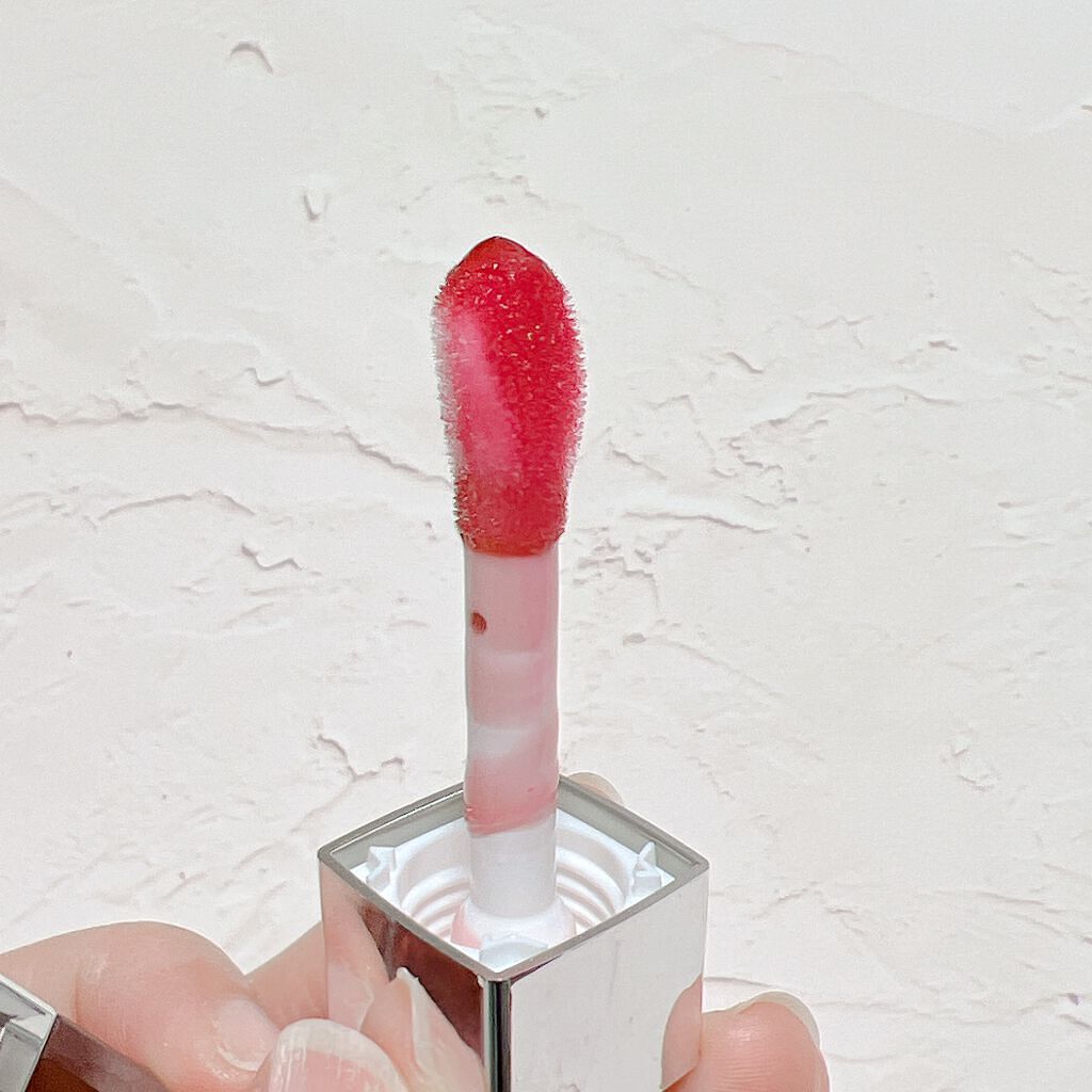 ディオール アディクト リップ グロウ オイル 020 マホガニー  （生産終了）/Dior/リップグロスを使ったクチコミ（2枚目）