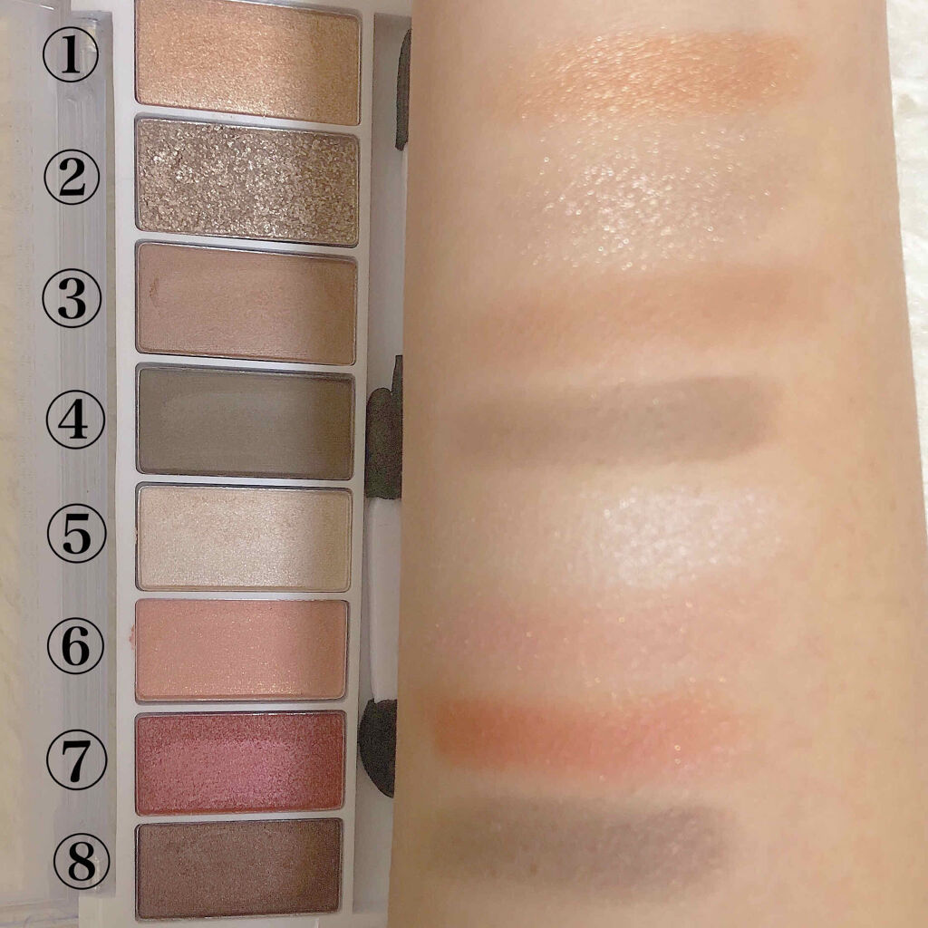 スイーツコレクション/マリブビューティー/アイシャドウパレットを使ったクチコミ（2枚目）