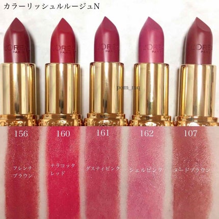 カラーリッシュモイストマットN/ロレアル パリ/口紅を使ったクチコミ(3枚目)