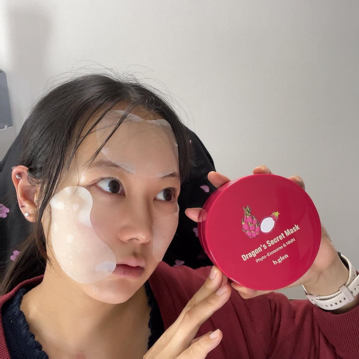 ドラゴンズシークレットマスク (60枚入り)/b.glen/シートマスク・パックを使ったクチコミ(3枚目)