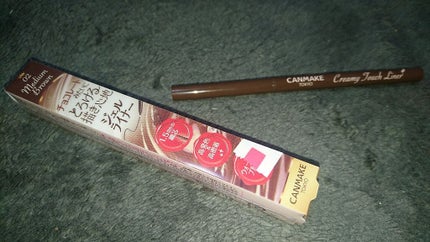 クリーミータッチライナー/キャンメイク/ジェルアイライナーを使ったクチコミ(1枚目)