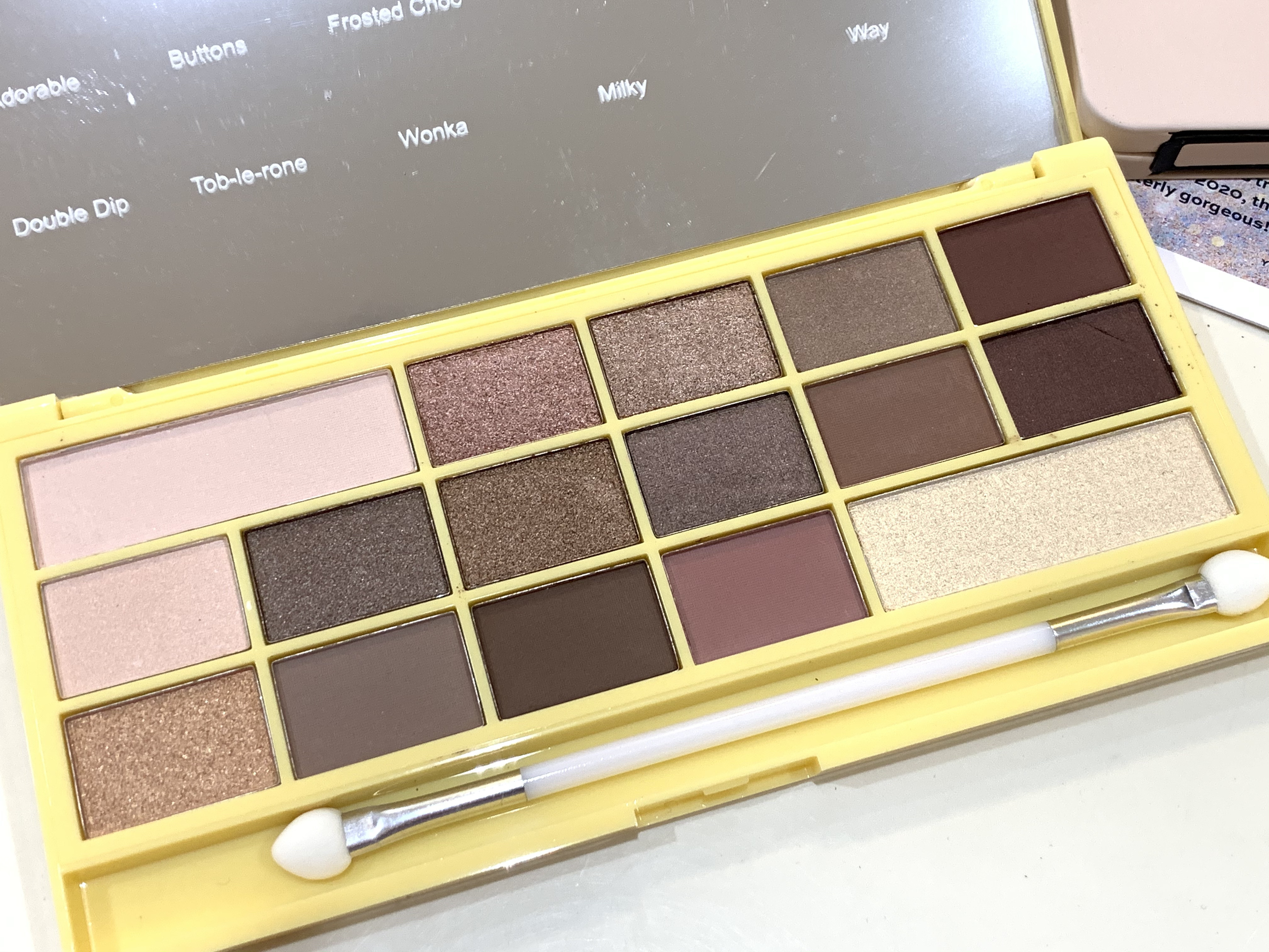 Wonder Palette White Chocolate/MAKEUP REVOLUTION/アイシャドウパレットを使ったクチコミ（1枚目）