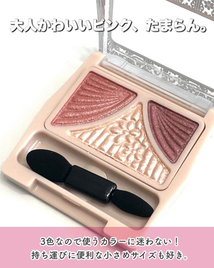 ジューシーピュアアイズ/キャンメイク/アイシャドウパレットを使ったクチコミ(3枚目)