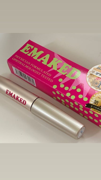 EMAKED(エマーキット)/水橋保寿堂製薬/まつげ美容液を使ったクチコミ(1枚目)