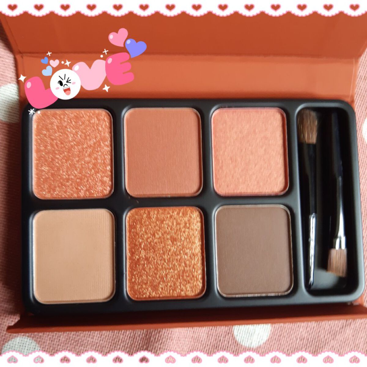 アイカラーパレット/heme/アイシャドウパレットを使ったクチコミ(1枚目)