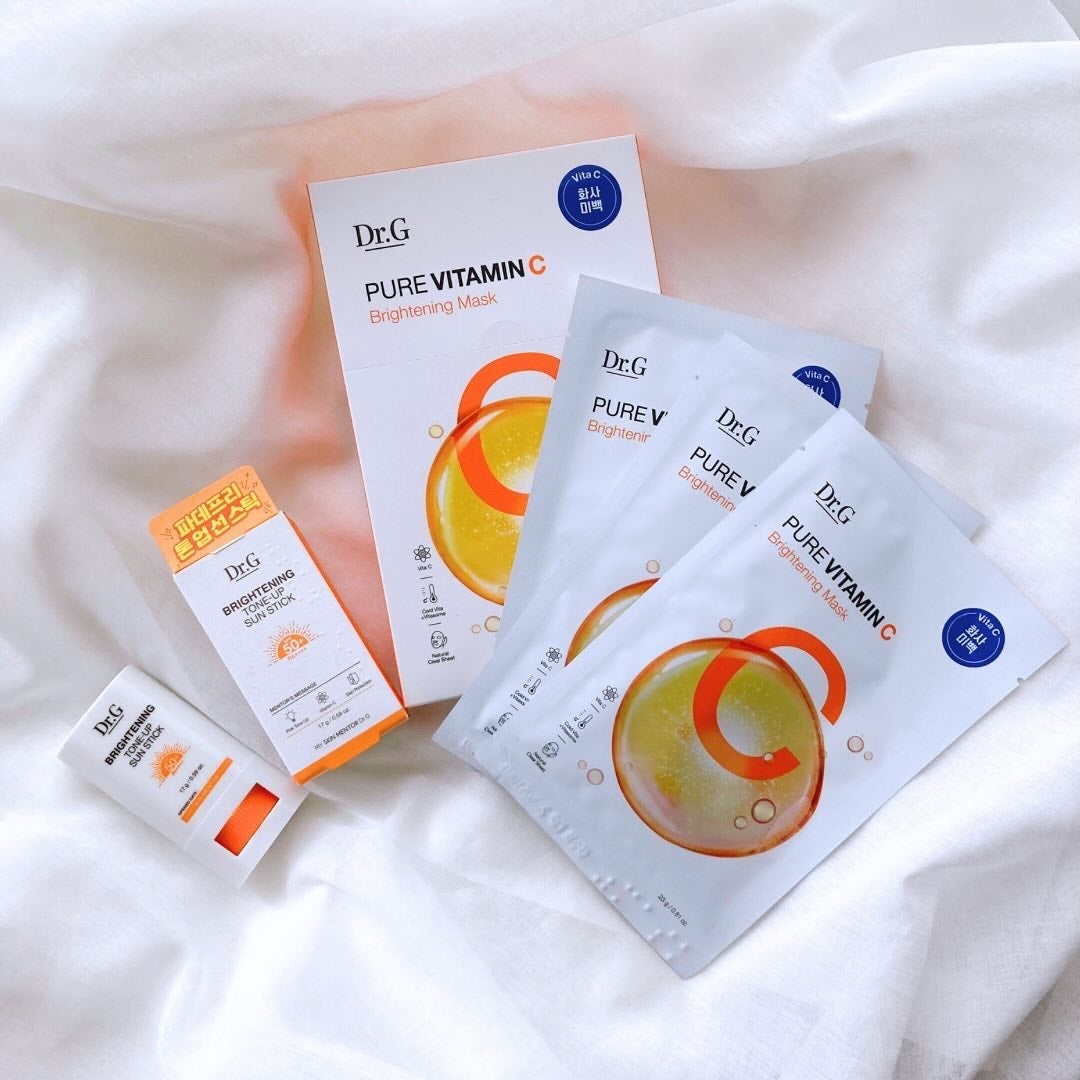 ドクタージー ピュア ビタミンC ブライトニングマスク/Dr.G/シートマスク・パックを使ったクチコミ(4枚目)