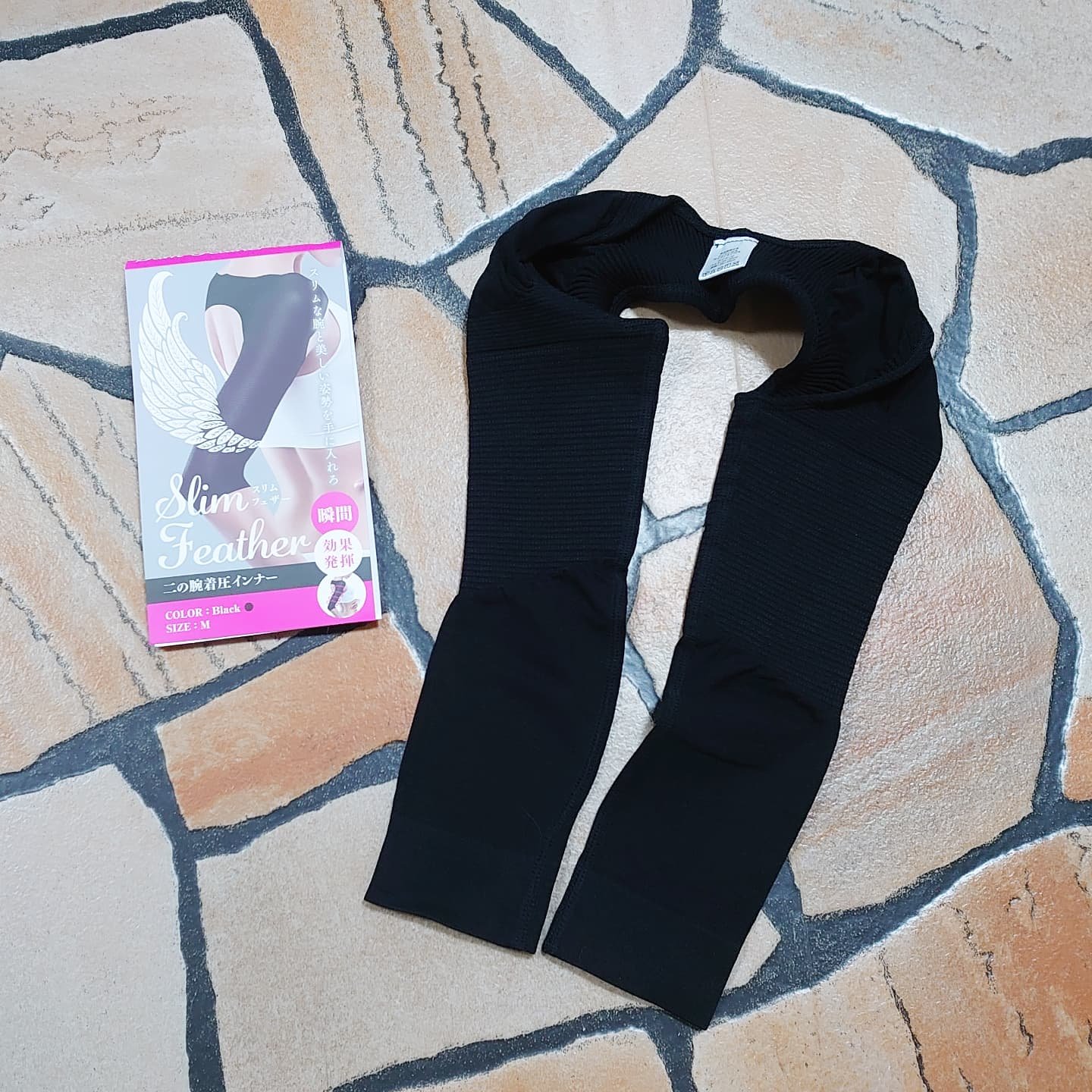 二の腕着圧インナー/slim feather/その他を使ったクチコミ（3枚目）