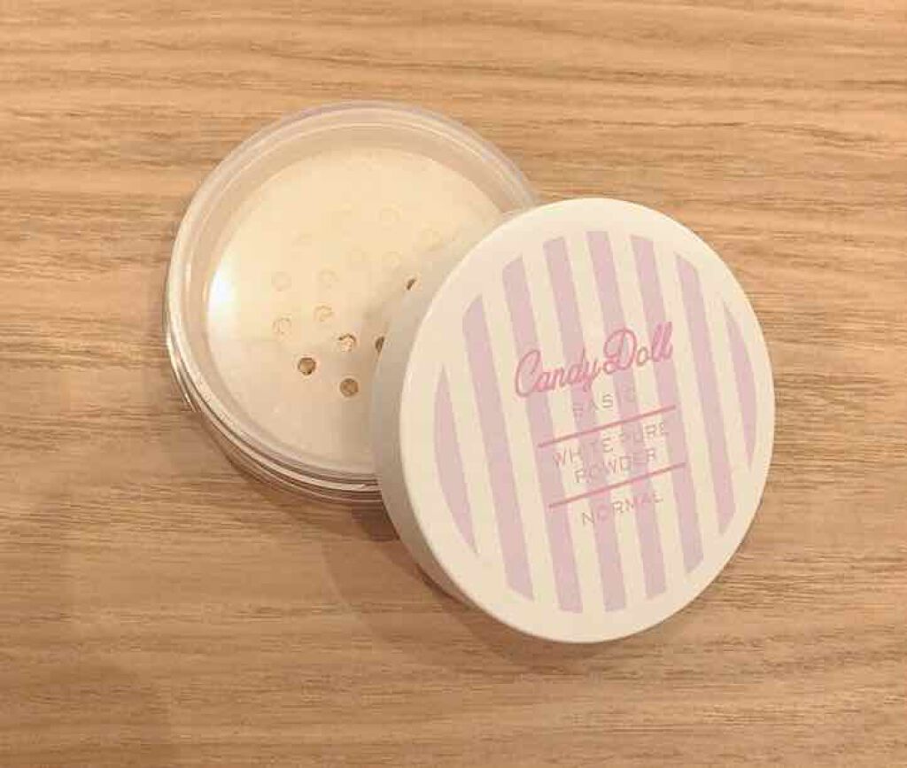 キャンディドール ホワイトピュアパウダー<ノーマル>/CandyDoll/ルースパウダーを使ったクチコミ(1枚目)