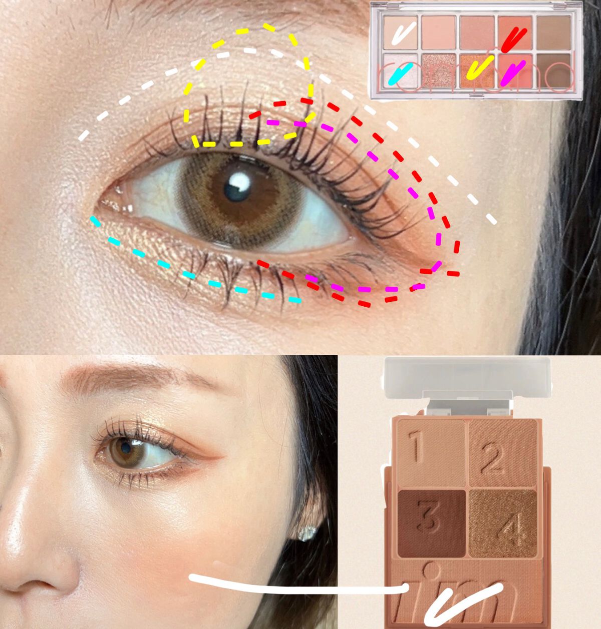 マルチキューブ/i’m meme/マルチパレットを使ったクチコミ（3枚目）