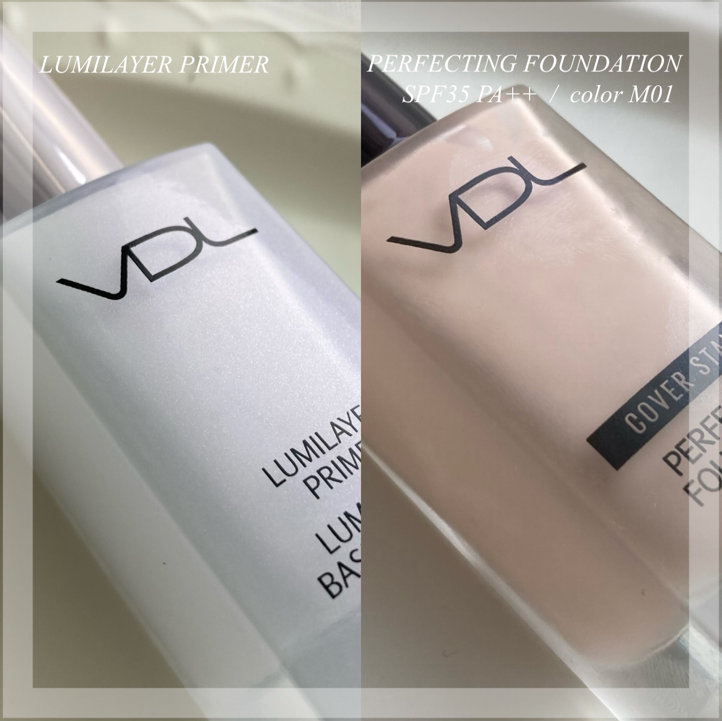 カバーステイン パーフェクティング ファンデーション M01ピンクオークル/VDL/リキッドファンデーションを使ったクチコミ（2枚目）