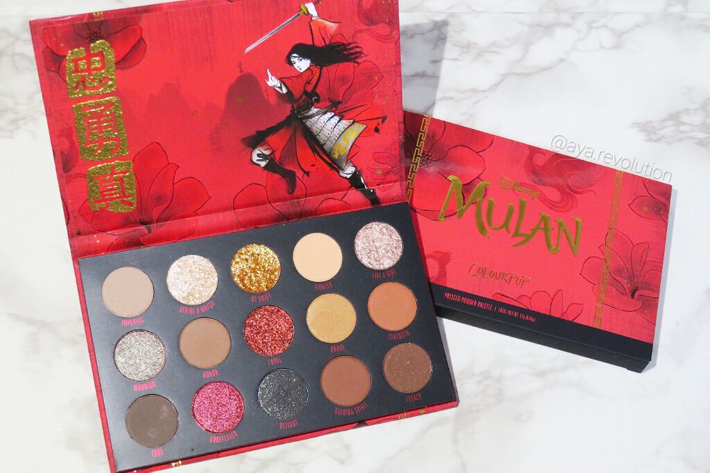MULAN/ColourPop/アイシャドウパレットを使ったクチコミ（1枚目）