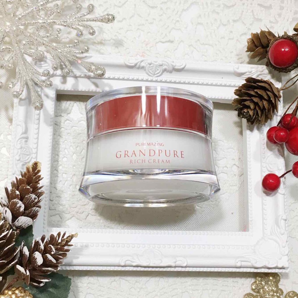 グランピュアリッチクリーム/ピュアメイジング/オールインワン化粧品を使ったクチコミ(1枚目)