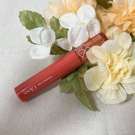 グラスティングカラーグロス/rom&nd/リップグロスを使ったクチコミ(2枚目)