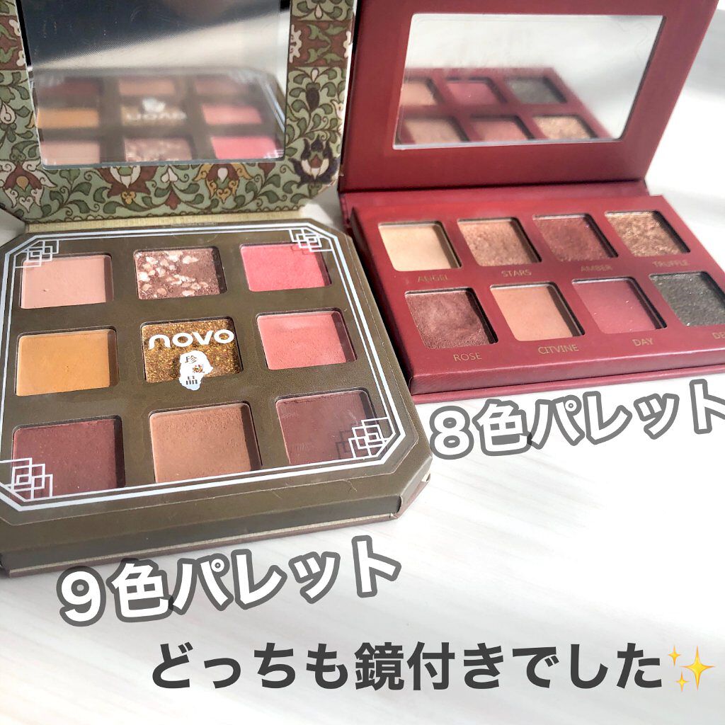 アイシャドウ パレット 8カラー 1/NOVO/アイシャドウパレットを使ったクチコミ（2枚目）