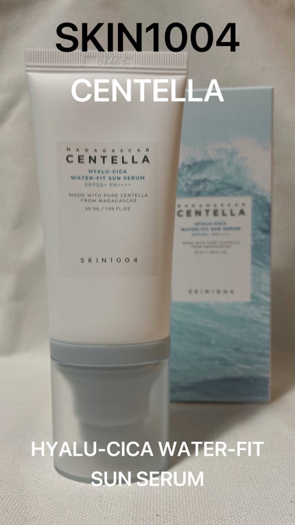 ヒアルーシカ ウォーターフィット サンセラム/SKIN1004/日焼け止めローションを使ったクチコミ(1枚目)