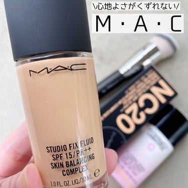 スタジオフィックス フルイッド SPF 15/M・A・C/リキッドファンデーションを使ったクチコミ（1枚目）